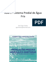 Instalações Prediais de Água Fria