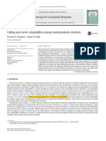 Journal of Vocational Behavior: Richard P. Douglass, Ryan D. Duffy