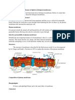 Significance of Lipids in Biological Membranes