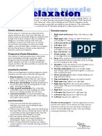 Panic Information Sheet - 05 - Progressive Muscle Relaxation PDF