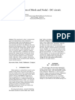 The Theorem of Mesh and Nodal - DC Circui