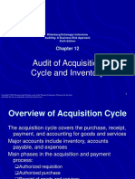 Audit of Acquisition Cycle and Inventory: Rittenberg/Schwieger/Johnstone Auditing: A Business Risk Approach Sixth Edition