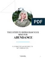 The 5 Steps To Reprogram Your Mind For Abundance Masterclass With Marisa Peer Workbook