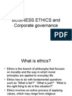 Ethics and Corporate Governance