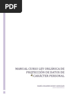 MANUAL CURSO PROTECCIÓN DE DATOS DE CARÁCTER PERSONAL - Actualizado - v3 PDF