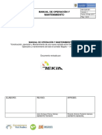 MA-OyM-001 Manual de Operación y Mantenimiento V 1 (Internaa) - Plantil...