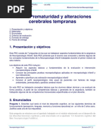 Prematuridad y Alteraciones Cerebrales Tempranas. Modelo de Solucion UOC