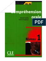 Comprehension Orale 1 A1 A2