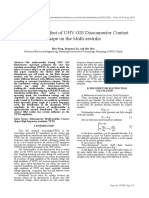 Research The Effect of UHV GIS Disconnector Contact Shape On The Multi-Restrike