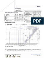 N40H Grade Neodymium Magnets Data