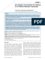 Lower Versus Higher Oxygen Concentration For Delivery Room Stabilisation of Preterm Neonates: Systematic Review