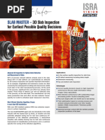 Slab Master - : 3D Slab Inspection For Earliest Possible Quality Decisions