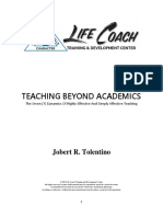 Teaching Beyond Academics: Jobert R. Tolentino