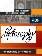 Introduction To The Philosophy of The Human Person