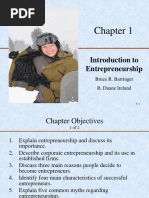 Introduction To Entrepreneurship: Bruce R. Barringer R. Duane Ireland