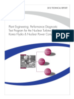 Plant Engineering: Performance Diagnostic Test Program For The Nuclear Turbine Cycle at Korea Hydro & Nuclear Power Company