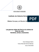 Las Guerras Civiles de Peru en La Cronic PDF