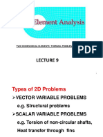 Two Dimensional Elements-Thermal Problems