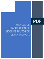 Manual de Elaboracion de Licores de Frutas Tropicales