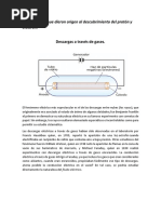 Historia Del Proton y Electron