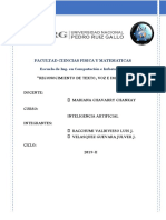 Reconocimiento de Texto, Voz e Imagen - Inteligencia Artificial