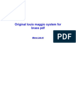 Original Louis Maggio System For Brass PDF