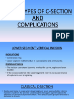 Types and Complication of C-Section