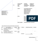 Purchase Order Freight Terms: Revision # Date: Buyer: Ship To