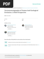 Tectonostratigraphy of Yemen and Geological Evolution: A New Prospective