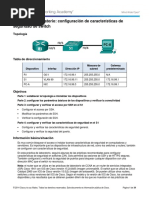 2.2.4.11 Lab - Configuring Switch Security Features