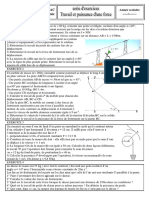 Chapitre 2 Exercices 2 Travail Et Puissance Dune Force