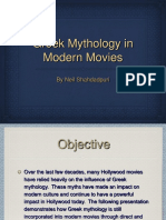 Greek Mythology in Modern Movies: by Neil Shahdadpuri