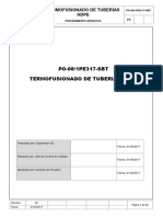 PO-08-1PE317-SBT - Termofusionado de Tuberías HDPE Rev 00