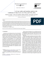 Promotional Effect of Rare Earths and Transition Metals in The Combustion of Diesel Soot Over Ceo and Ceo - Zro