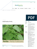 Perilla Facts and Health Benefits