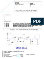 Staging Design For Bridge Slab