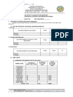 Activity Completion Report For School