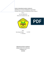 Laporan Praktikum Kimia Farmasi I