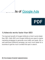 Benefits of Google Ads