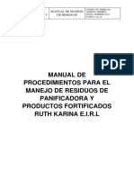 Manual de Procedimientos para El Manejo de Residuos Solidos