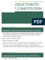 An Introduction To The 1987 Constitution