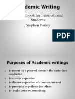 A Handbook For International Students Stephen Bailey