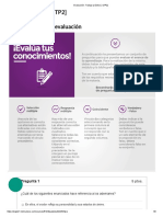 Evaluación - Trabajo Práctico 2 (TP2) 71.25%