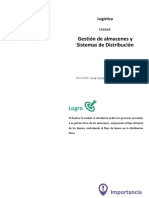 U3 - Gestión de Almacenes y Sistemas de Distribución