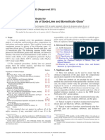 Chemical Analysis of Soda-Lime and Borosilicate Glass: Standard Test Methods For