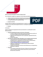 BS4S16 Leadership & Management Theories Assignment Brief