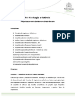 Arquitetura de Software Distribuído - NOV 18