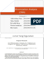 Cost of Minimization Analysis (CMA)