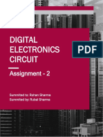 Digital Electronics Circuit: Assignment - 2
