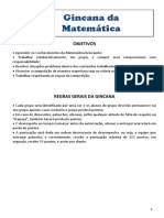 Gincana Matemática 